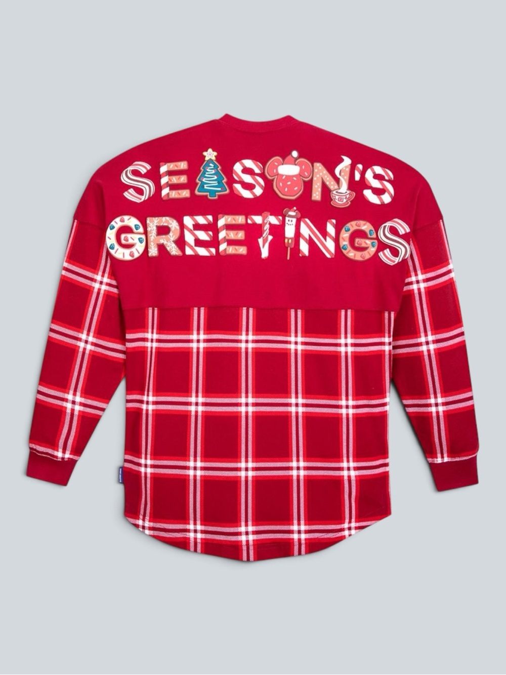 Disney SPIRIT JERSEY Mickey SEASON'S GREETINGS Holiday Treats XL NEW NWT